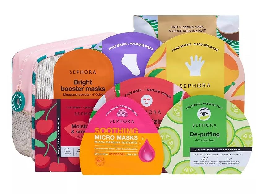 SEPHORA Collection 8 Face & Body Mask Set Limited Edition.